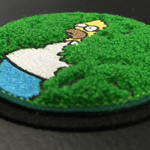 DISAPPEARING HOMER CHENILLE PATCH