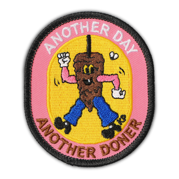 'ANOTHER DAY, ANOTHER DONER' PATCH - by Kyle Platts