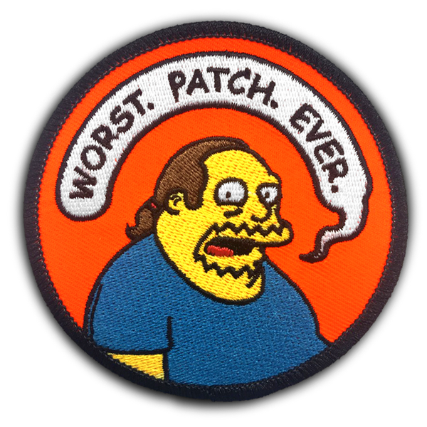 "WORST. COMBO. EVER." PIN & PATCH