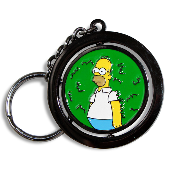 DISAPPEARING HOMER SPINNING KEYRING