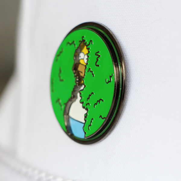 'DISAPPEARING HOMER' PATCH, PIN & KEYRING COMBO!