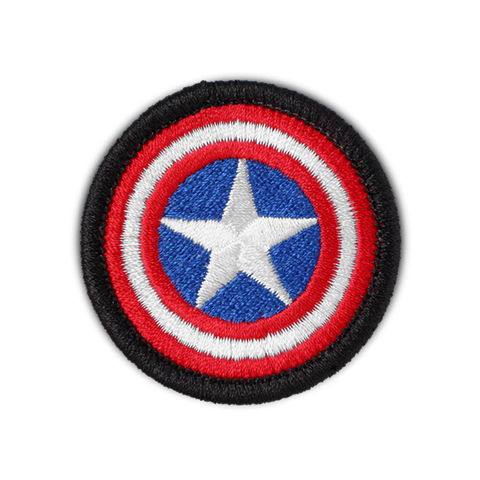 CAPTAIN AMERICA SHIELD PATCH