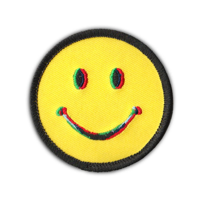 3D SMILEY FACE PATCH