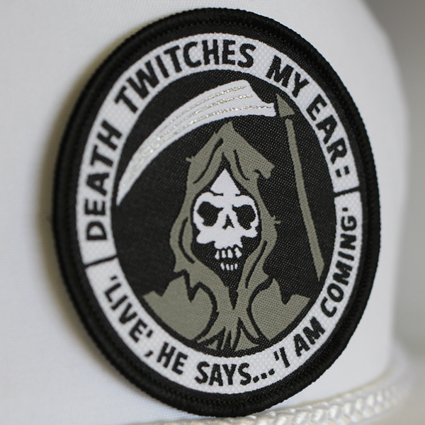 'DEATH TWITCHES MY EAR' PATCH