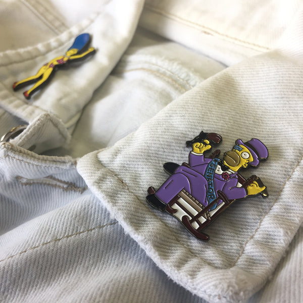 DANCING MARGE & SENATOR HOMER PIN COMBO