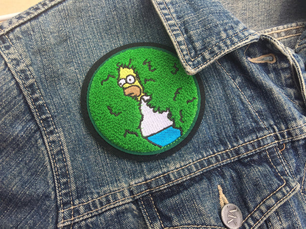 'DISAPPEARING HOMER' PATCH, PIN & KEYRING COMBO!