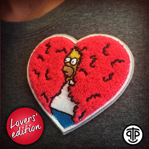 DISAPPEARING HOMER LOVERS' EDITION - PATCH & PIN COMBO